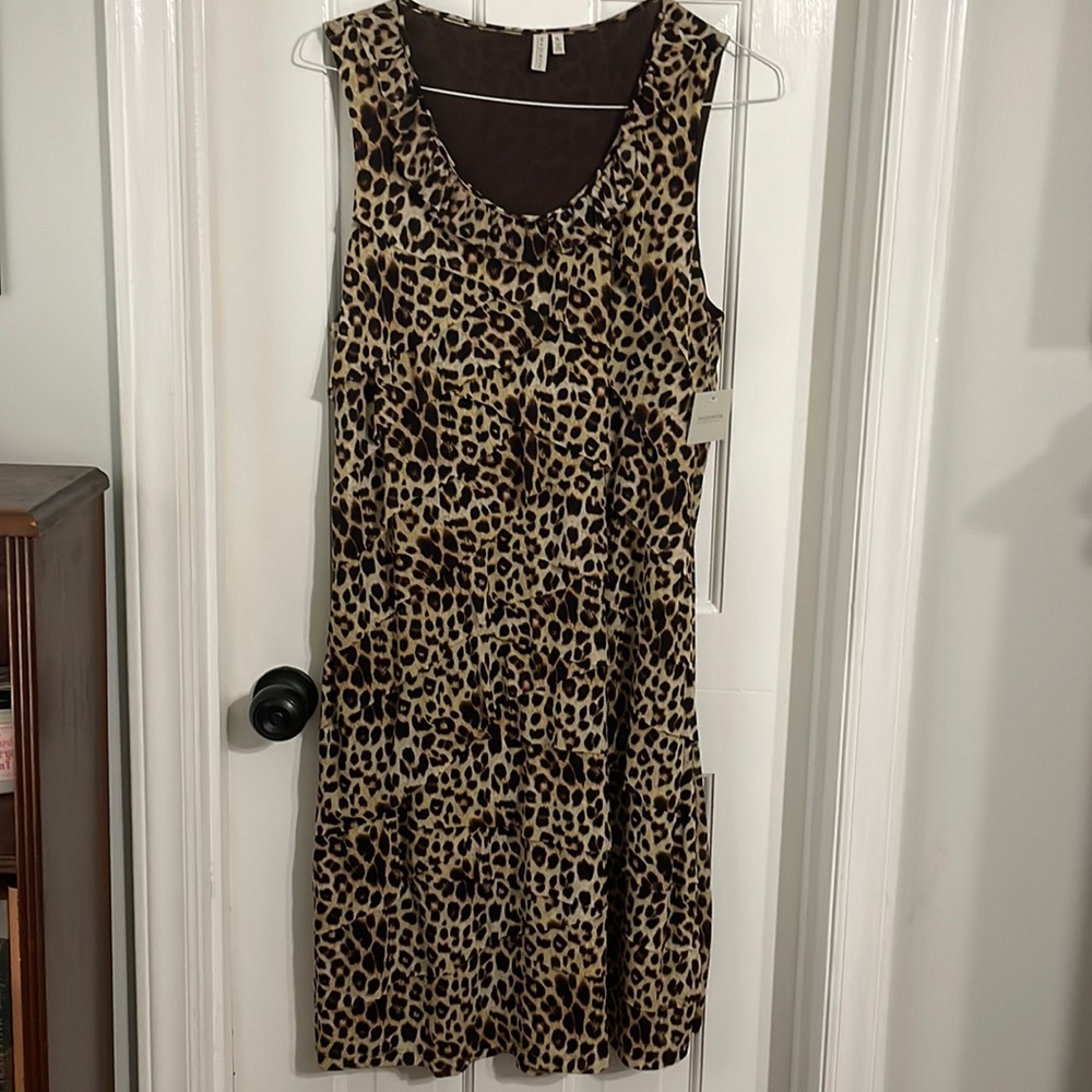 Leopard Print Dress - XL - from Madison - new with tags